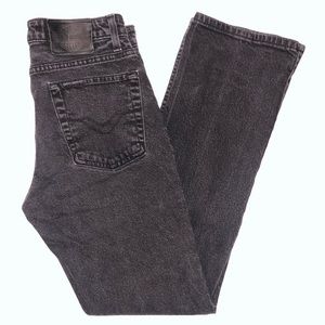 Harley Davidson Black Denim Bootcut Jeans Sz 8